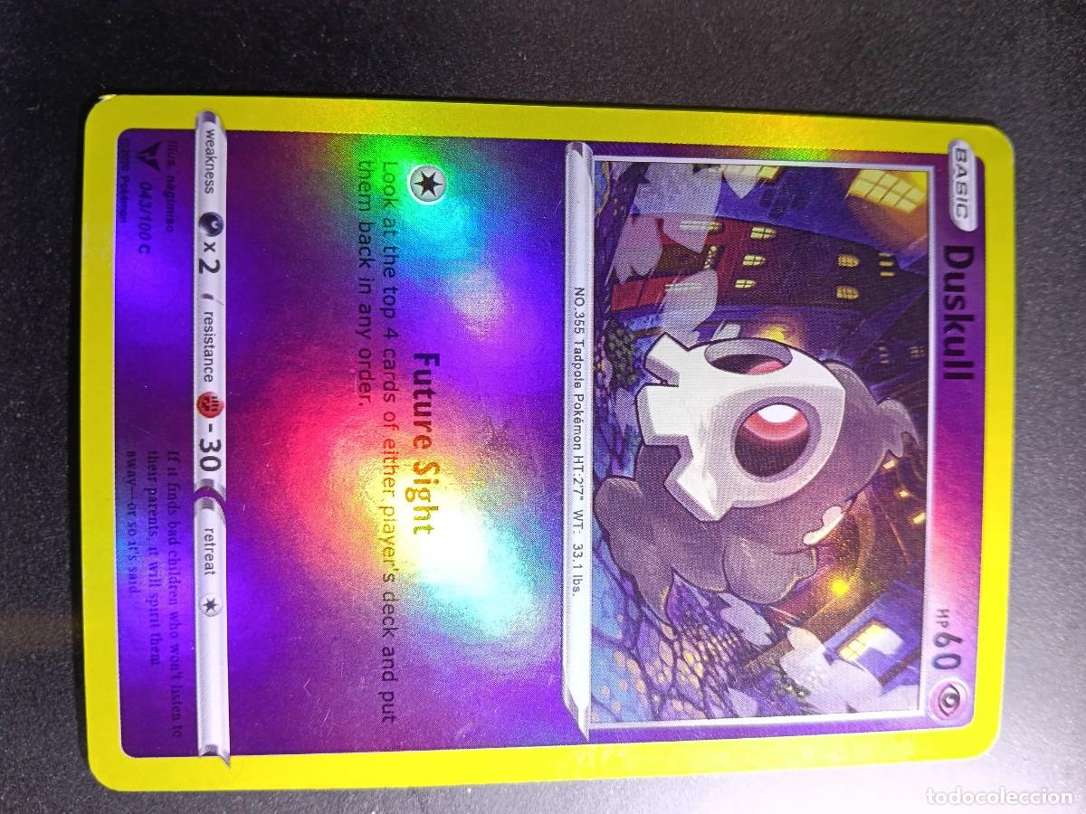 Trading cards: CROMO DUSKULL 43/100 FUTURE SIGHT POKEMON 2020