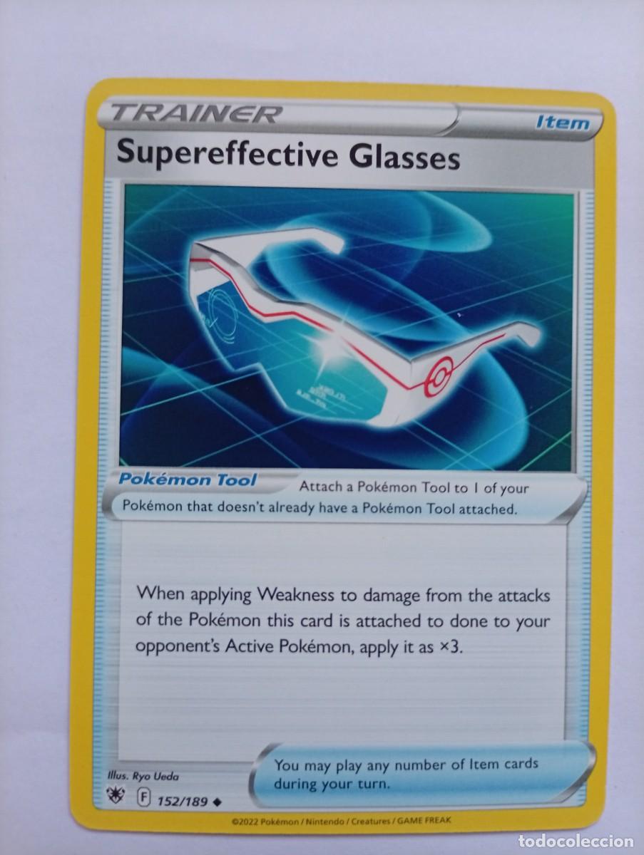 Trading cards: Carta de Pok&eacute;mon Trainer Item 'Supereffective Glasses' - Tipo: Trainer Item (Pok&eacute;mon Tool) - N&uacute;mero