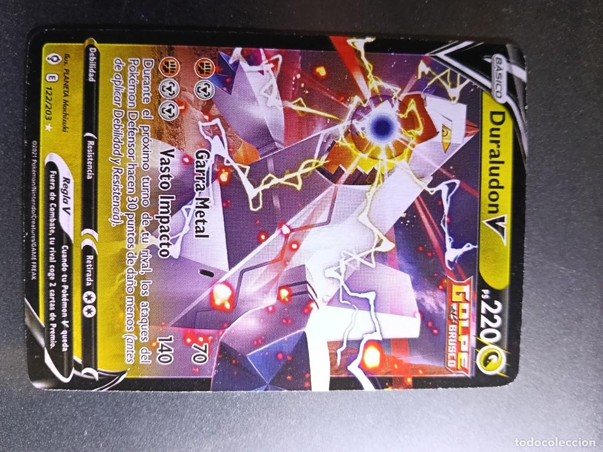 Trading cards: CROMO DURALUDON V 122/203 GARRA METAL VASTO IMPACTO GOLPE BRUSCO POKEMON 2021