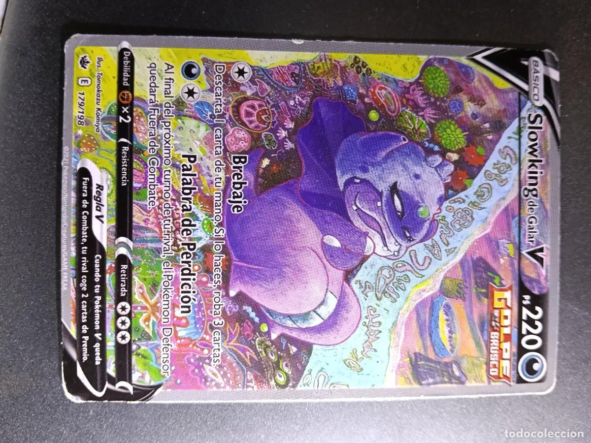 Trading cards: CROMO SLOWKING DE GALAR V 179/198 BREBAJE PALABRA DE PERDICION GOLPE BRUSCO POKEMON 2021