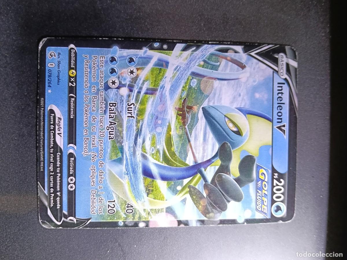 Trading cards: CROMO INTELEON V 78/264 SURF BALA AGUA GOLPE FLUIDO POKEMON 2021