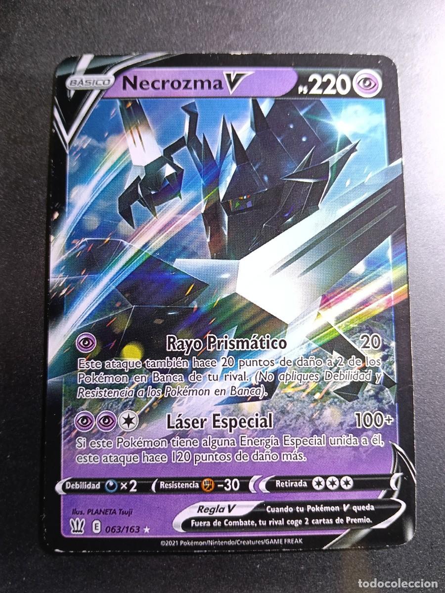 Trading cards: CROMO CARTA V NECROZMA 63/163 RAYO PRISMATICO LASER ESPECIAL POKEMON 2021
