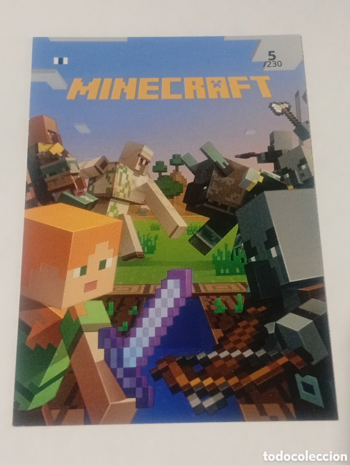 Trading cards: 5/230 MINECRAFT ADVENTURE TRADING CARDS GAME PANINI CROMOS CARDS TOPPS ALBUM 2020 MOJAN STUDIOS