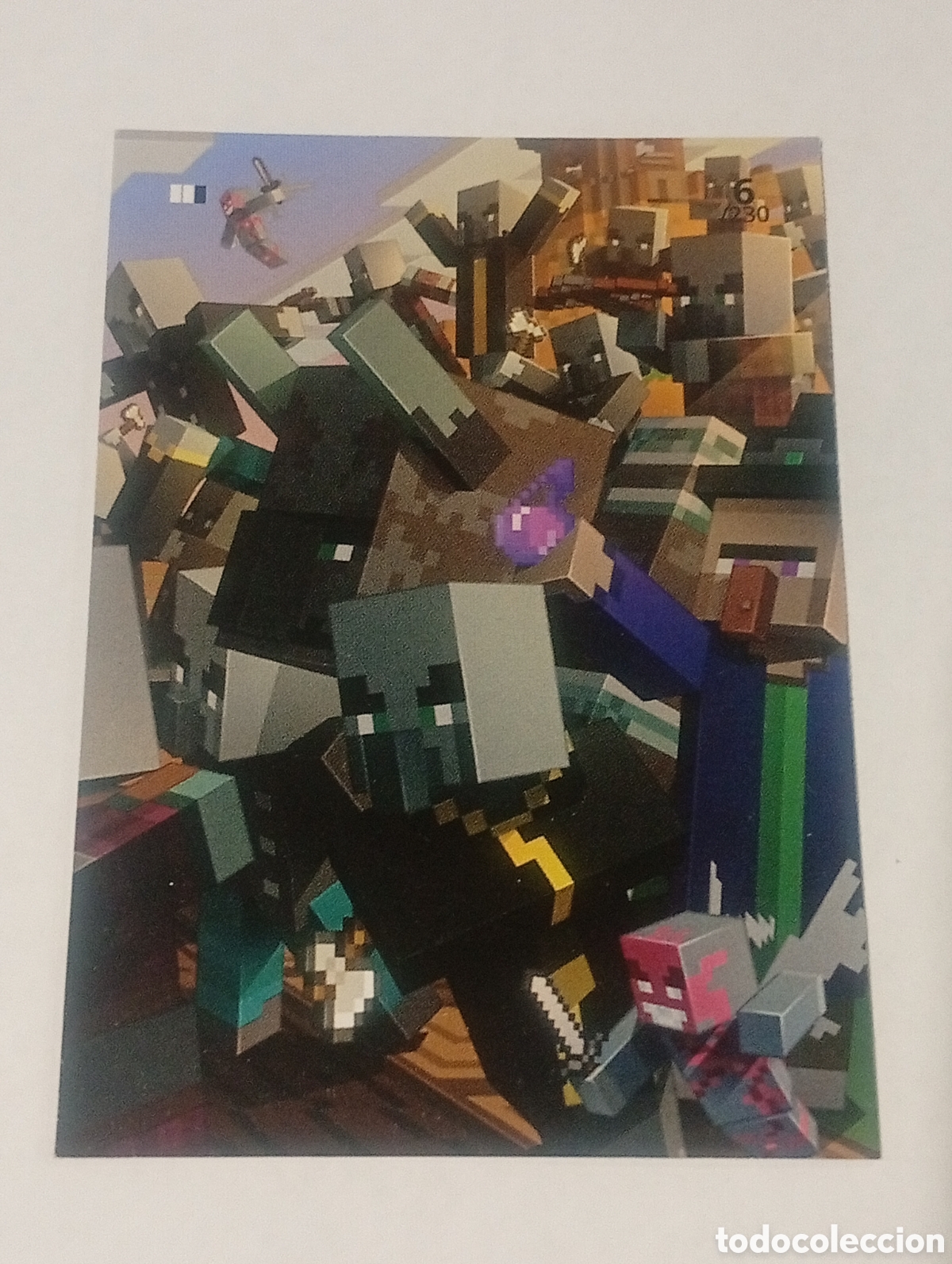 Trading cards: 6/230 MINECRAFT ADVENTURE TRADING CARDS GAME PANINI CROMOS CARDS TOPPS ALBUM 2020 MOJAN STUDIOS TCG