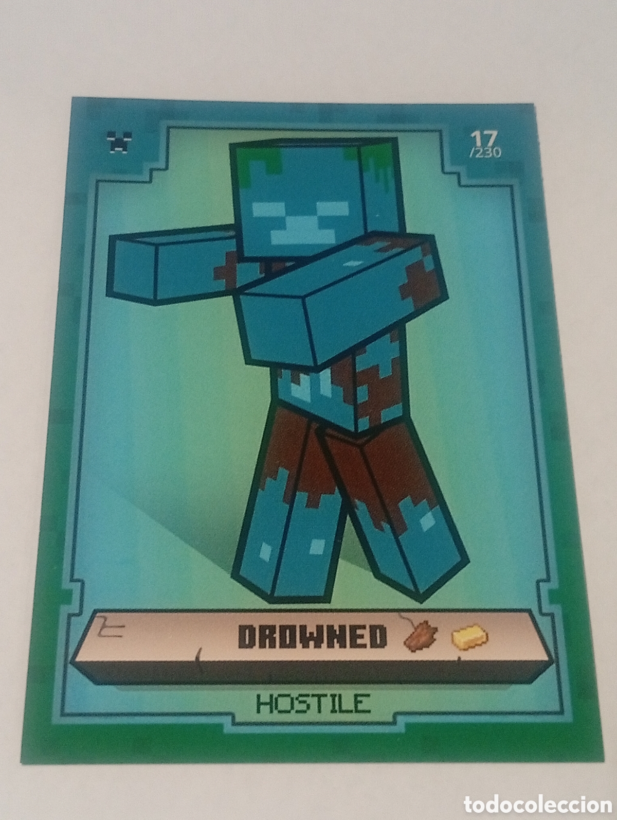 Trading cards: 17/230 MINECRAFT ADVENTURE TRADING CARDS GAME PANINI CROMOS CARDS TOPPS ALBUM 2020 MOJAN STUDIOS TCG