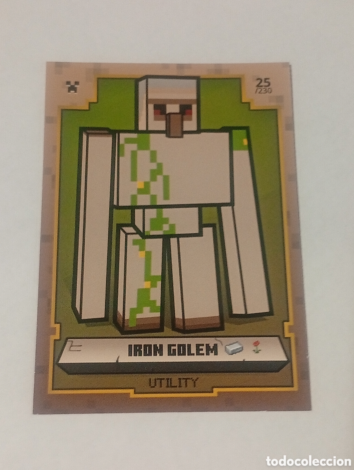 Trading cards: 25/230 MINECRAFT ADVENTURE TRADING CARDS GAME PANINI CROMOS CARDS TOPPS ALBUM 2020 MOJAN STUDIOS TCG