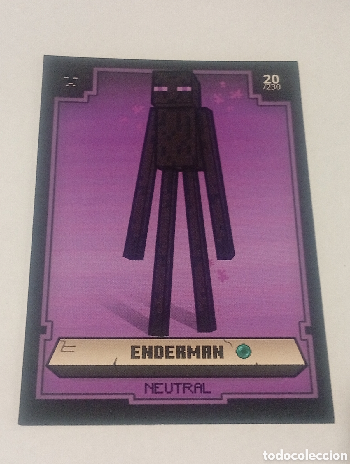 Trading cards: 20/230 MINECRAFT ADVENTURE TRADING CARDS GAME PANINI CROMOS CARDS TOPPS ALBUM 2020 MOJAN STUDIOS TCG