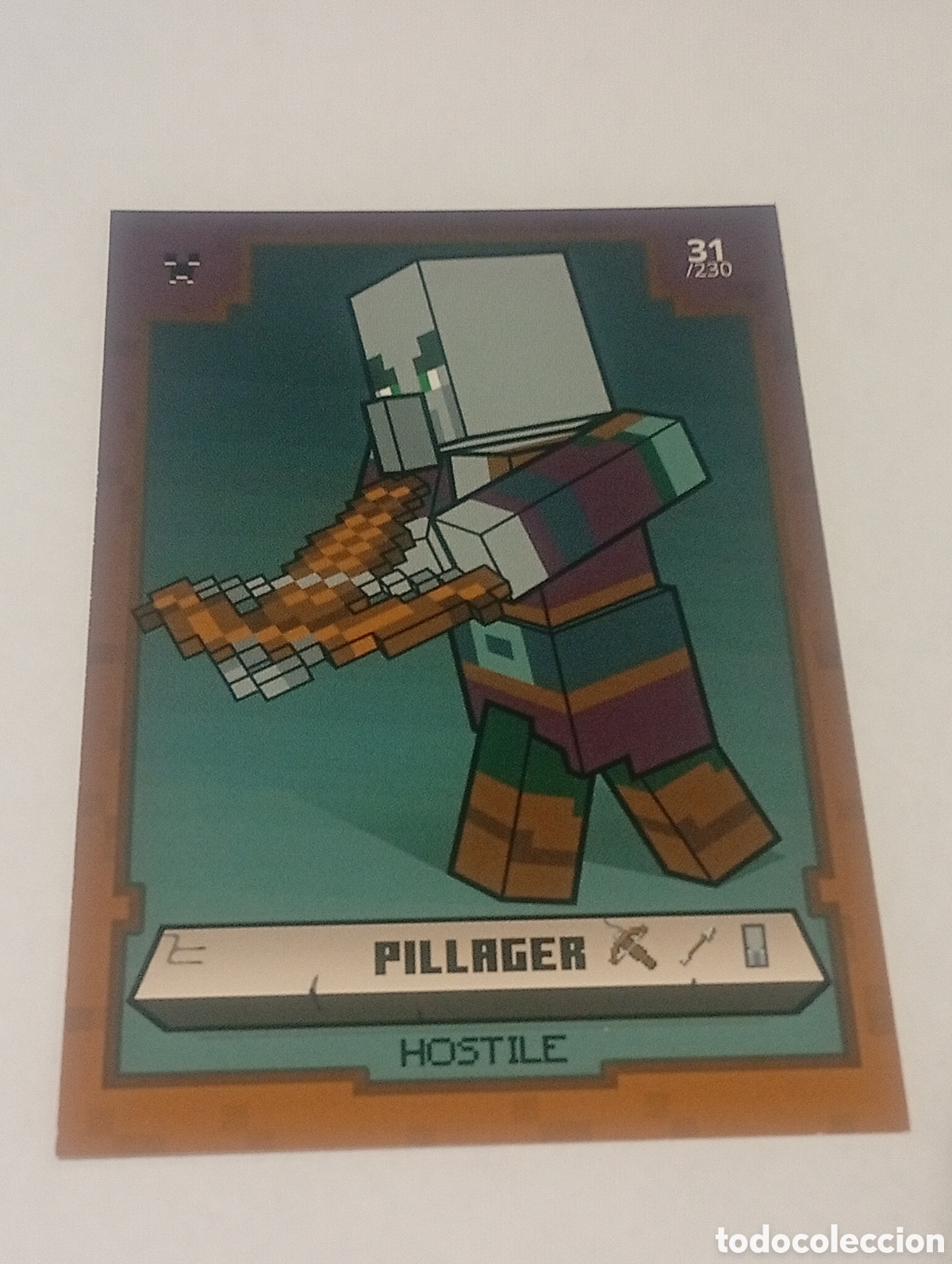 Trading cards: 31/230 MINECRAFT ADVENTURE TRADING CARDS GAME PANINI CROMOS CARDS TOPPS ALBUM 2020 MOJAN STUDIOS TCG