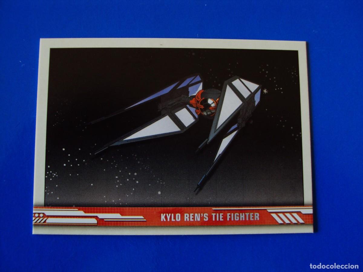 Trading cards: STAR WARS EL ASCENSO DE SKYWALKER SV-5 SV - 5 KYLO REN&acute;S TIE FIGHTER TOPPS TRADING CARD NUEVA