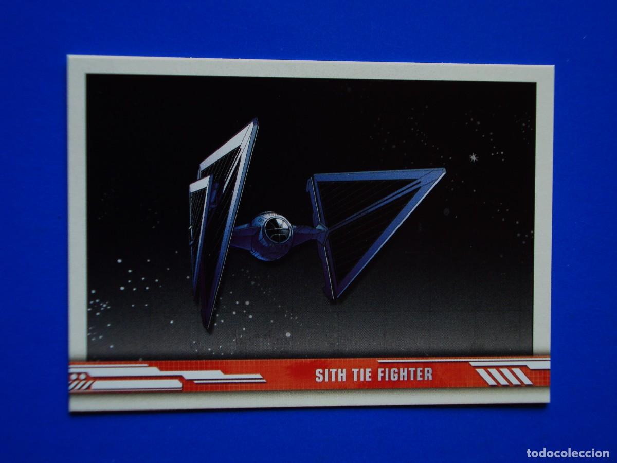 Trading cards: STAR WARS EL ASCENSO DE SKYWALKER SV-7 SV - 7 SITH TIE FIGHTER TOPPS TRADING CARD NUEVA