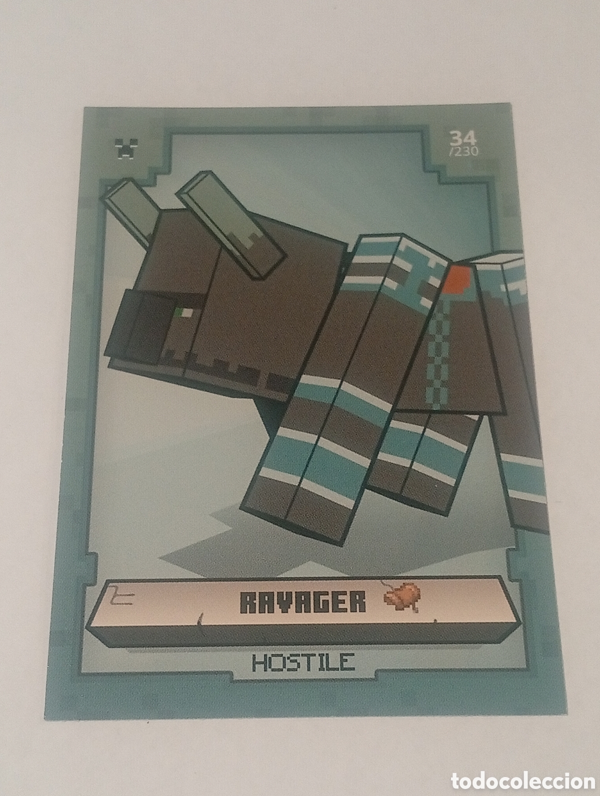 Trading cards: 34/230 MINECRAFT ADVENTURE TRADING CARDS GAME PANINI CROMOS CARDS TOPPS ALBUM 2020 MOJAN STUDIOS TCG