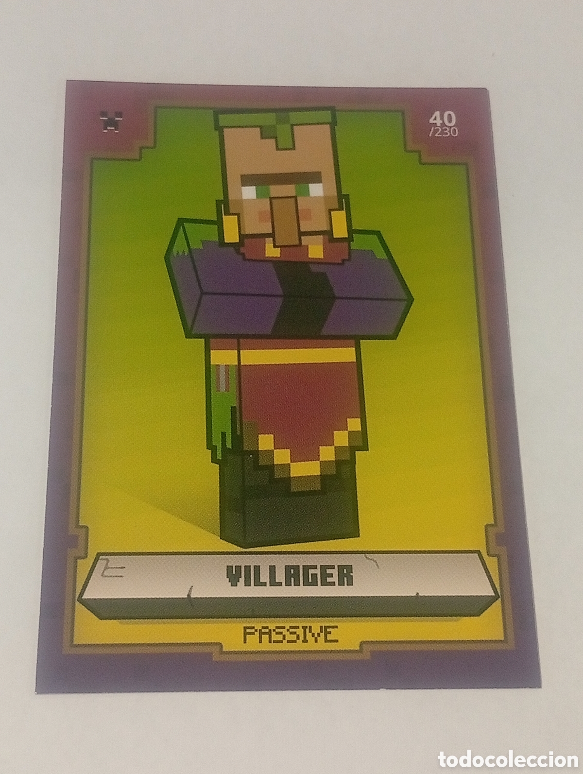 Trading cards: 40/230 MINECRAFT ADVENTURE TRADING CARDS GAME PANINI CROMOS CARDS TOPPS ALBUM 2020 MOJAN STUDIOS TCG