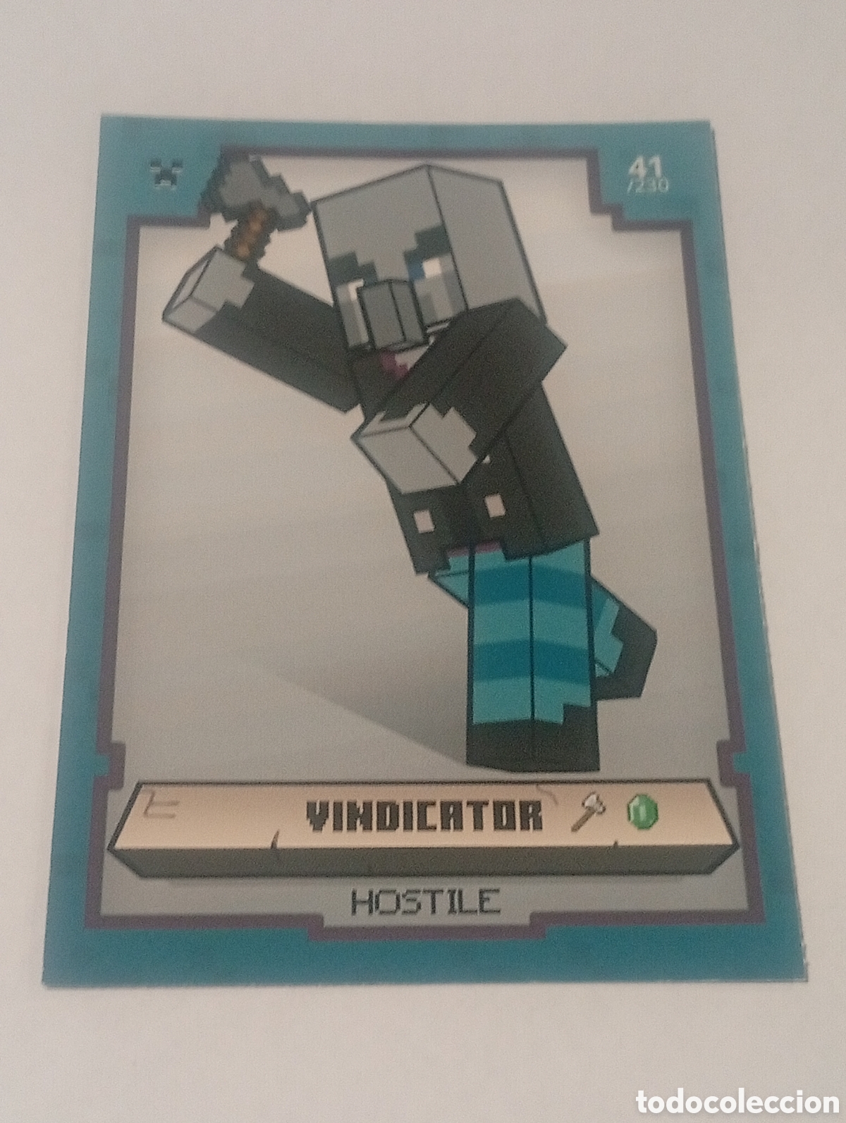 Trading cards: 41/230 MINECRAFT ADVENTURE TRADING CARDS GAME PANINI CROMOS CARDS TOPPS ALBUM 2020 MOJAN STUDIOS TCG