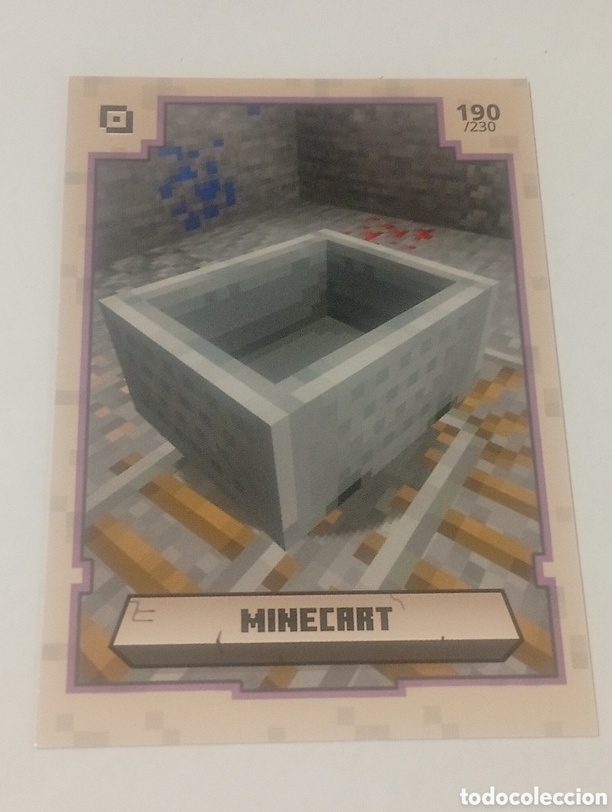Trading cards: 190/230 MINECRAFT ADVENTURE TRADING CARDS GAME PANINI CROMOS CARD TOPPS ALBUM 2020 MOJAN STUDIOS TCG