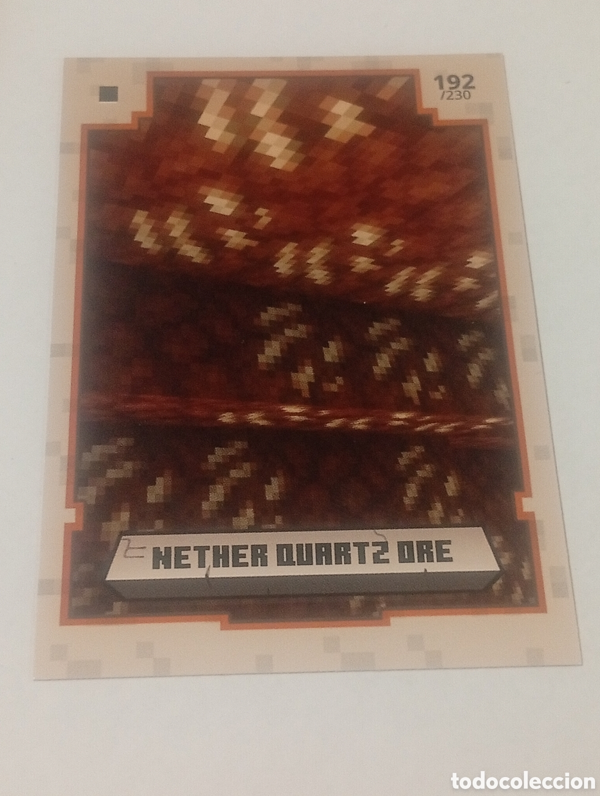 Trading cards: 192/230 MINECRAFT ADVENTURE TRADING CARDS GAME PANINI CROMOS CARD TOPPS ALBUM 2020 MOJAN STUDIOS TCG