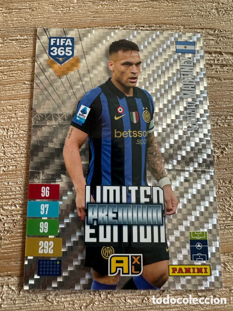 Trading cards: LAUTARO MARTINEZ INTER MILAN LIMITED EDITION PREMIUM FIFA 365 2027 PANINI ADRENALYN XL