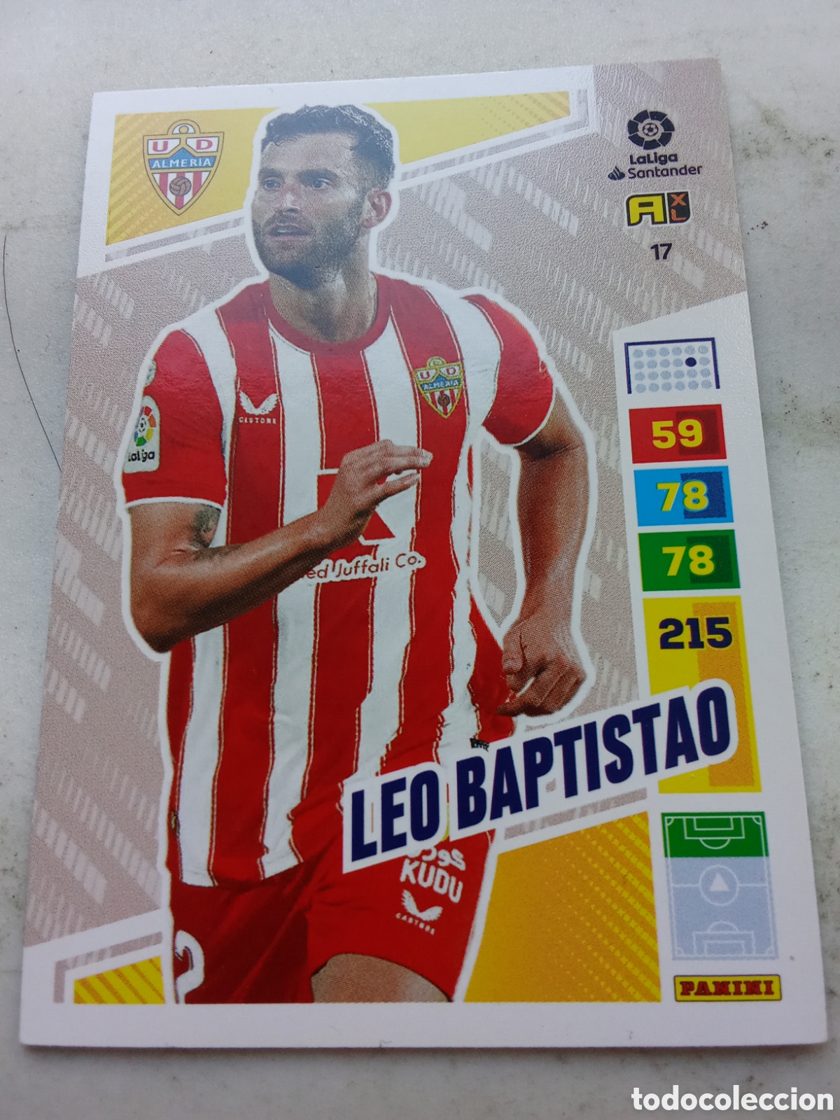 Trading cards: LEO BAPTISTAO ALMERIA ADRENALYN 2022-23