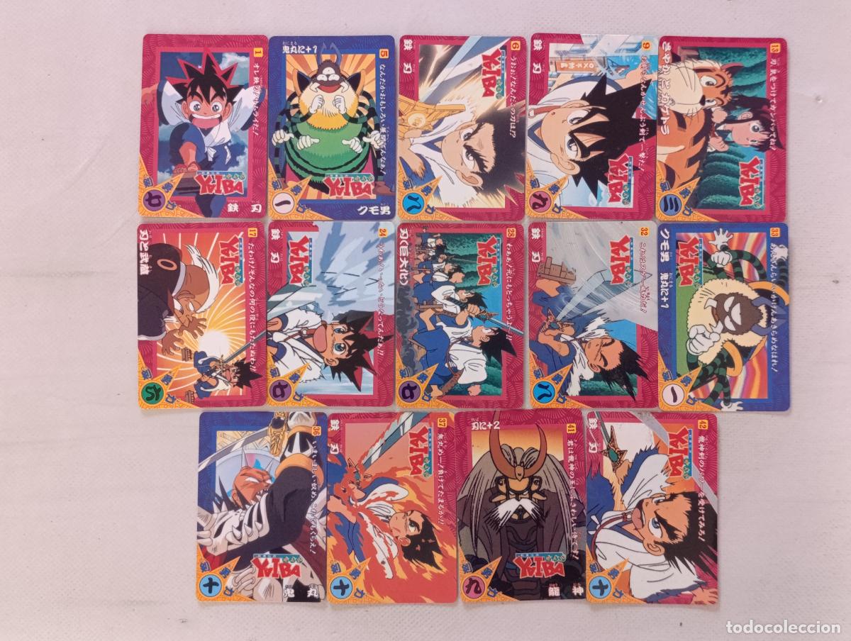 Trading cards: LOTE 14 CARDDASS YAIBA - SIN REPETIDAS - 1993 - BANDAI - CARD / JAPON (E7A)
