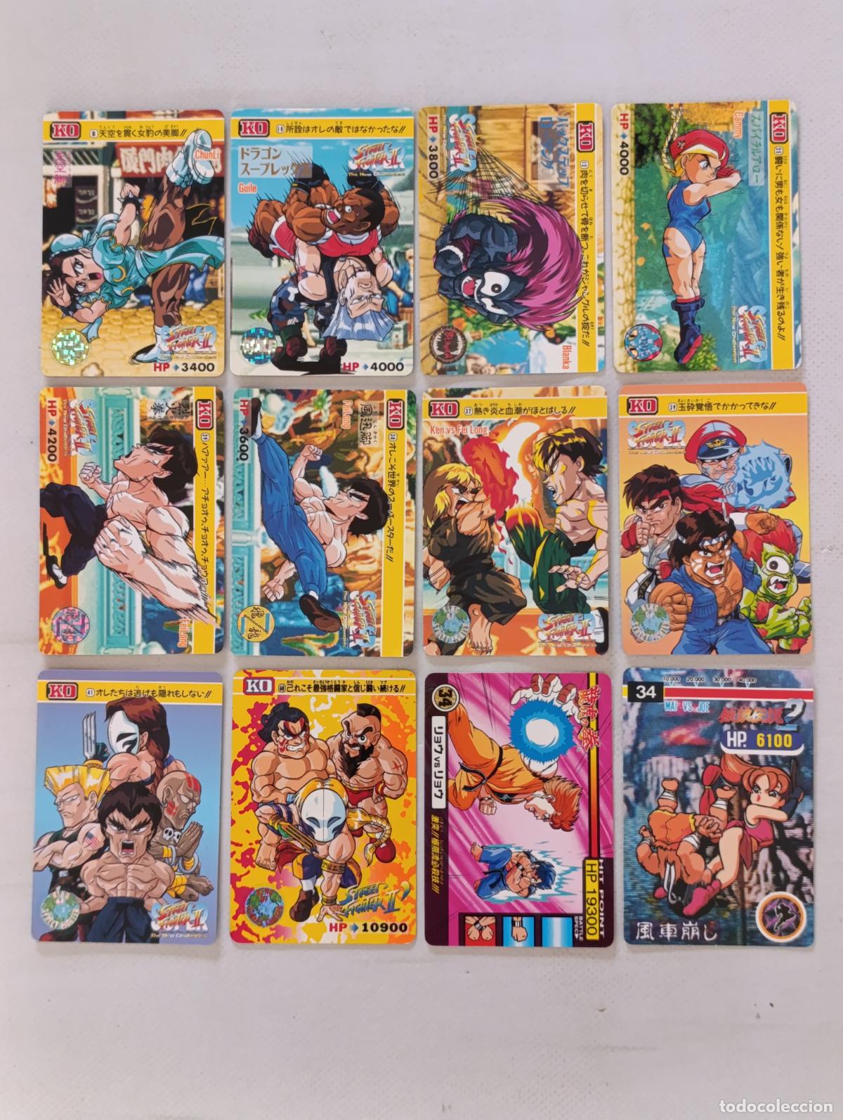 Trading cards: LOTE 12 CARDDASS STREET FIGHTER - 1991-1994 - CARD / JAPON (E7B)