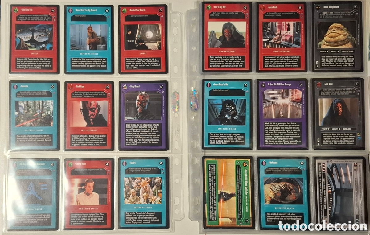 Trading cards: Star Wars ccg reflections 3 premium set completo - Foto 2