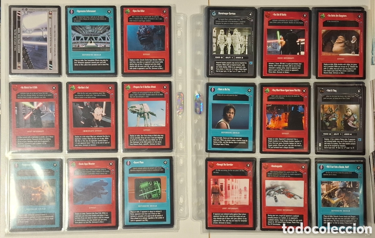 Trading cards: Star Wars ccg reflections 3 premium set completo - Foto 3