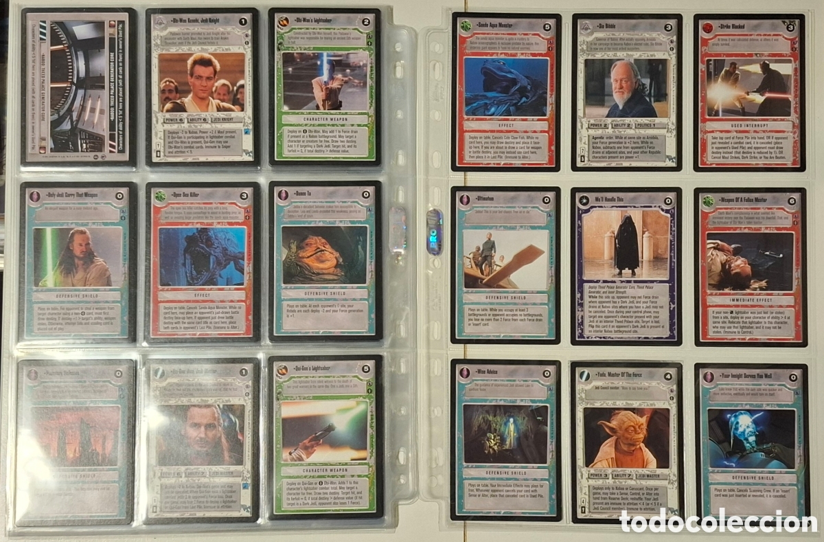 Trading cards: Star Wars ccg reflections 3 premium set completo - Foto 6