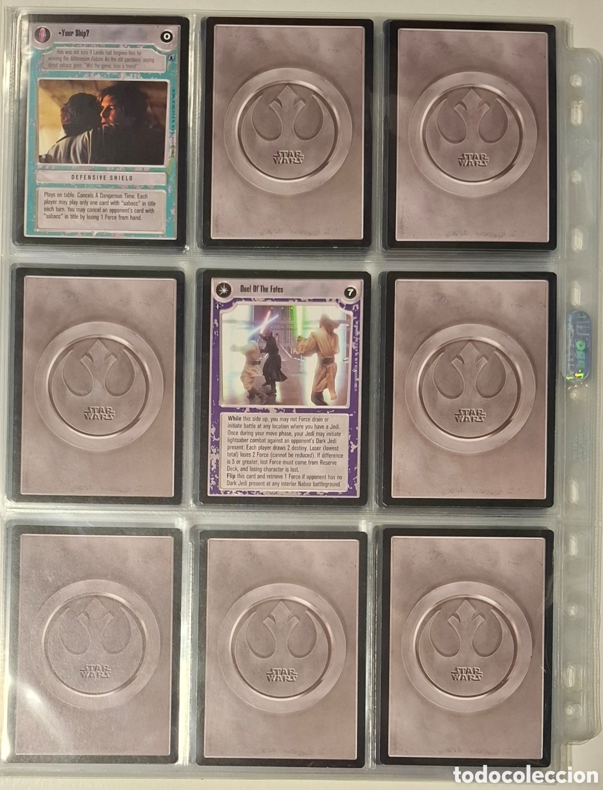 Trading cards: Star Wars ccg reflections 3 premium set completo - Foto 7