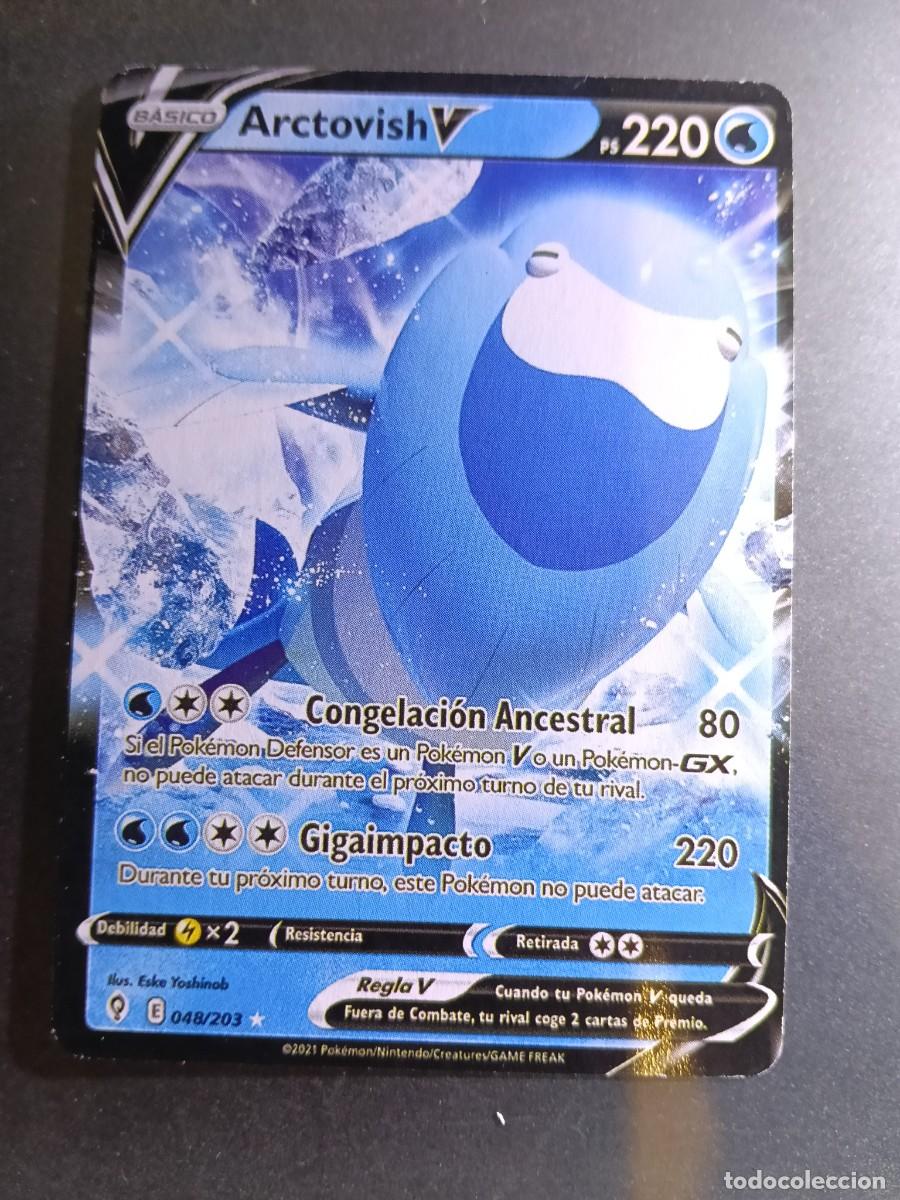 Trading cards: CROMO CARTA V ARCTOVISH 48/203 CONGELACION ANCESTRAL GIGAIMPACTO POKEMON 2021