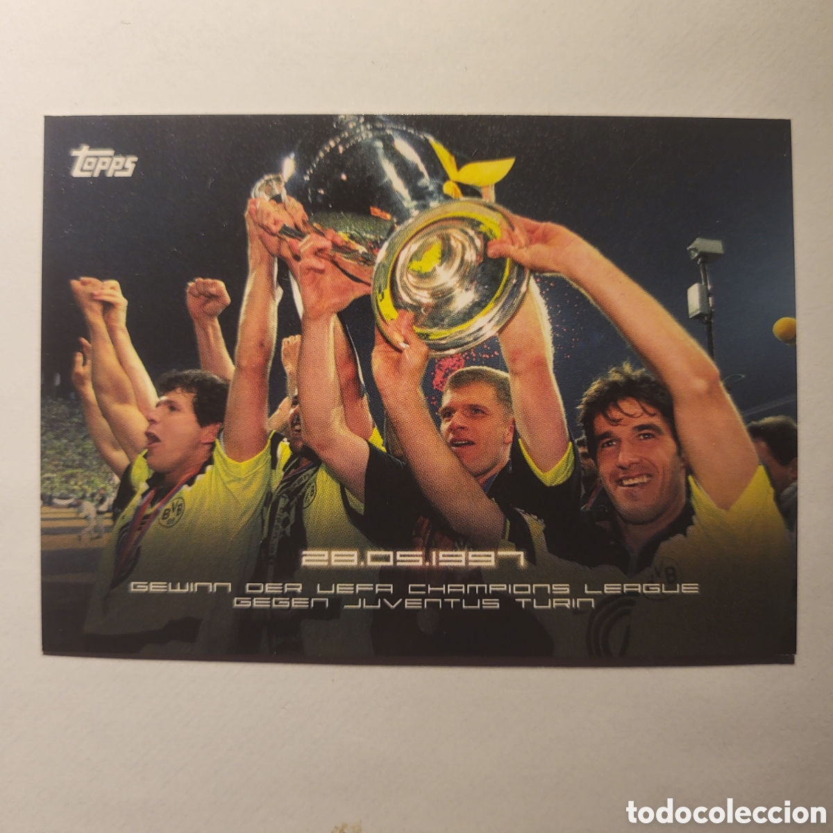 Trading cards: 49 Borussia Dortmund Gewinn Der UCL 1997 Moments / Topps X BVB 2019