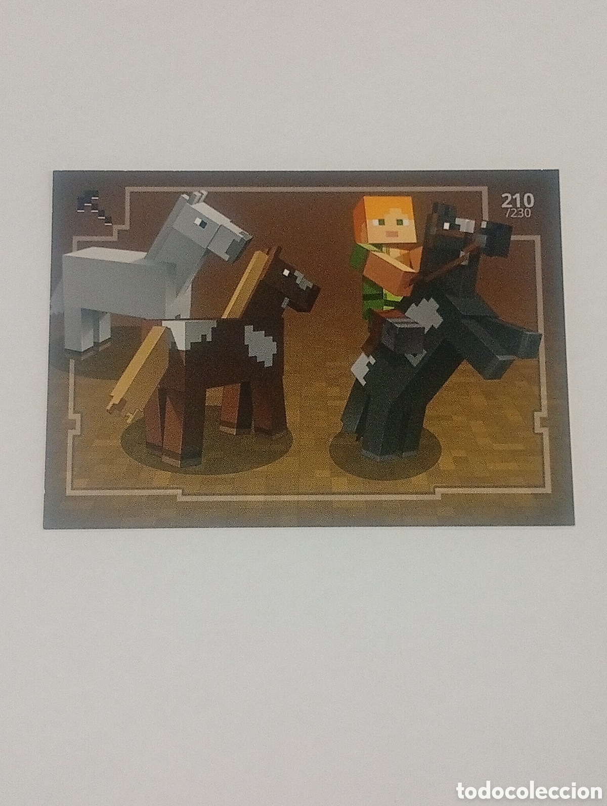 Trading cards: 210/230 MINECRAFT ADVENTURE TRADING CARDS GAME PANINI CROMOS CARD TOPPS ALBUM 2020 MOJAN STUDIOS TCG
