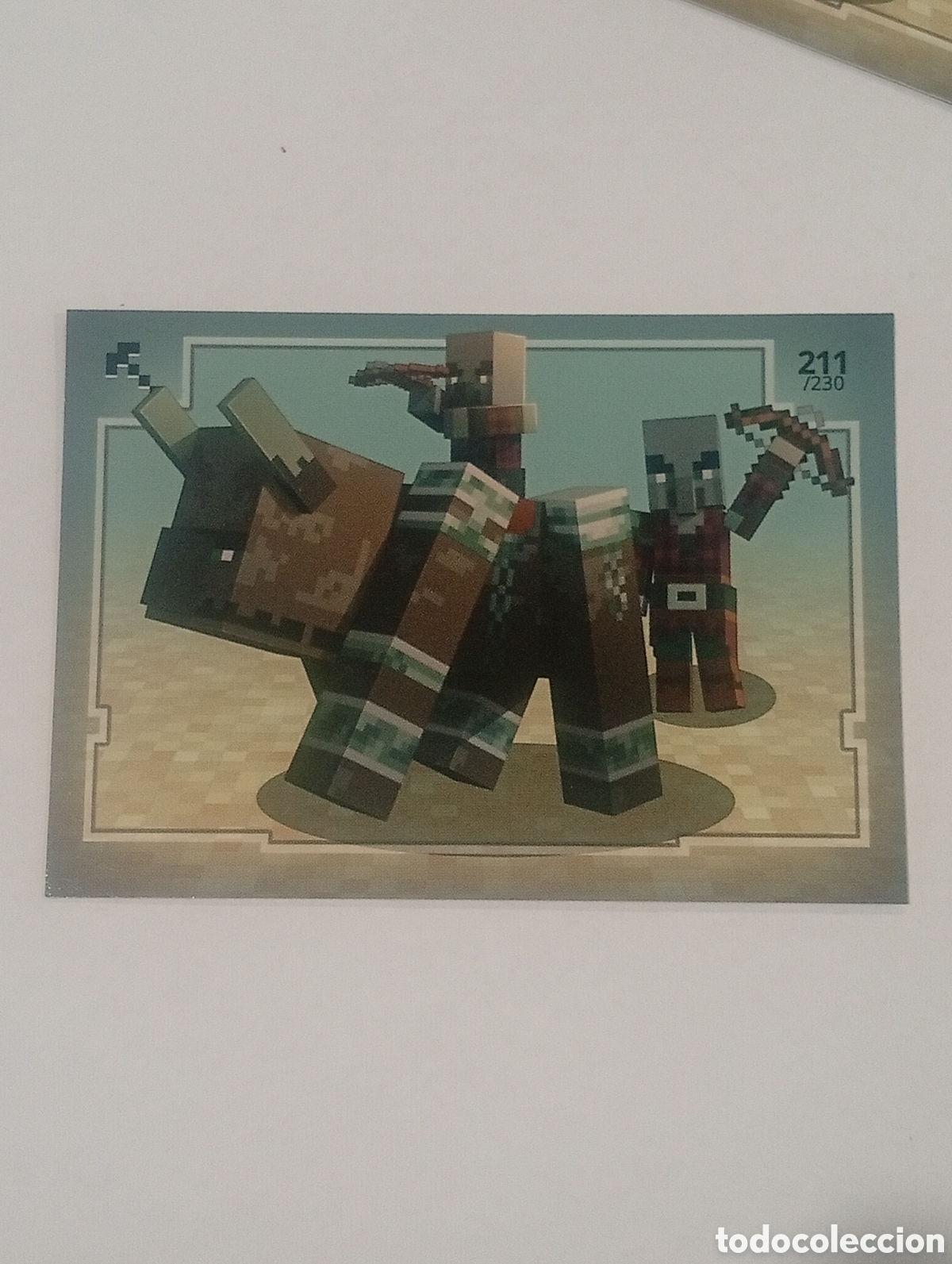 Trading cards: 211/230 MINECRAFT ADVENTURE TRADING CARDS GAME PANINI CROMOS CARD TOPPS ALBUM 2020 MOJAN STUDIOS TCG