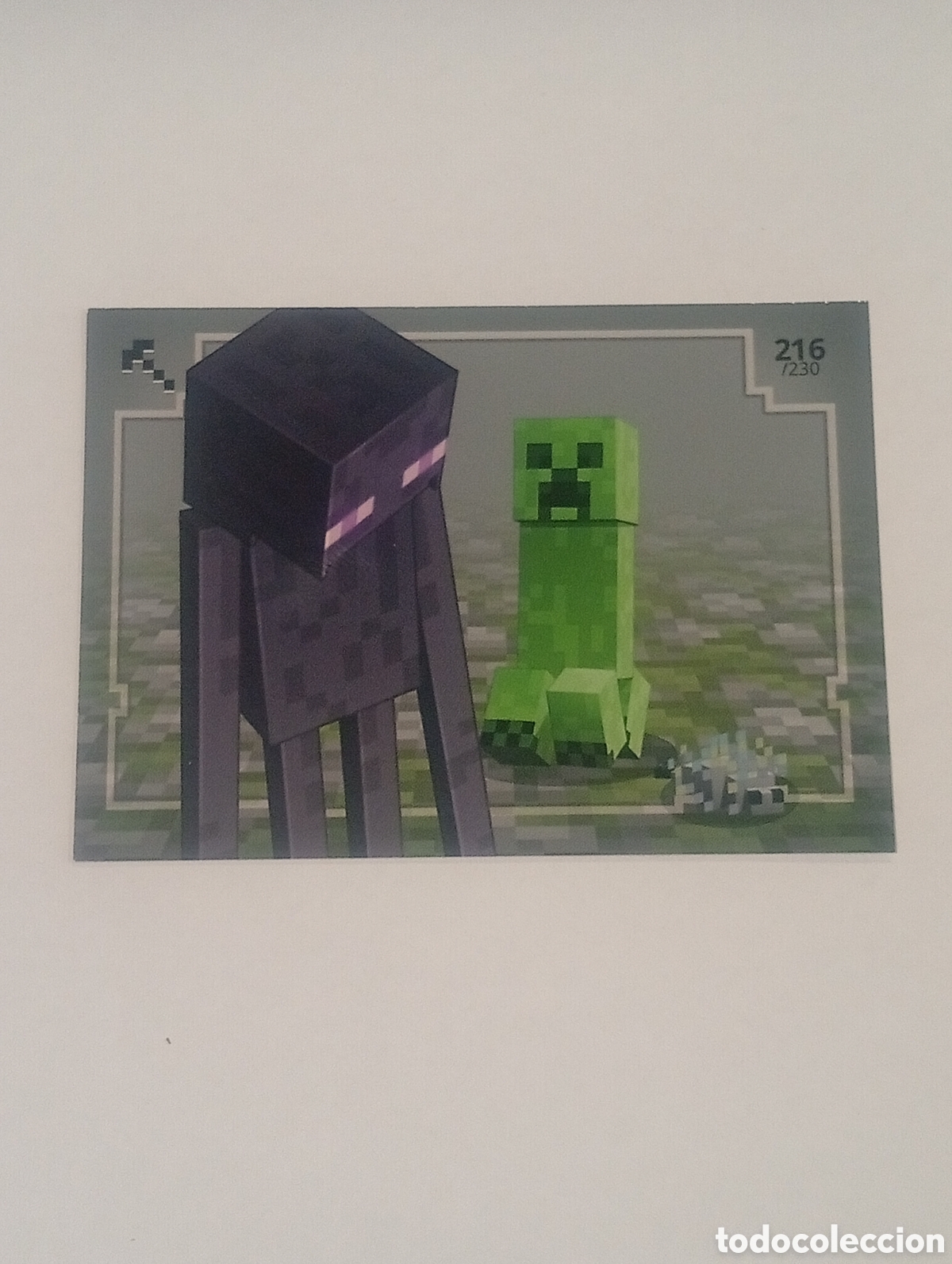 Trading cards: 216/230 MINECRAFT ADVENTURE TRADING CARDS GAME PANINI CROMOS CARD TOPPS ALBUM 2020 MOJAN STUDIOS TCG