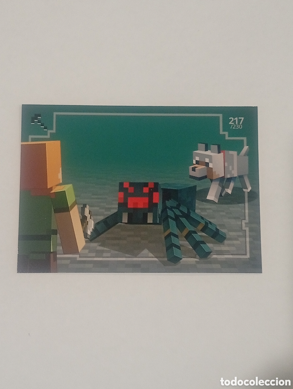 Trading cards: 217/230 MINECRAFT ADVENTURE TRADING CARDS GAME PANINI CROMOS CARD TOPPS ALBUM 2020 MOJAN STUDIOS TCG