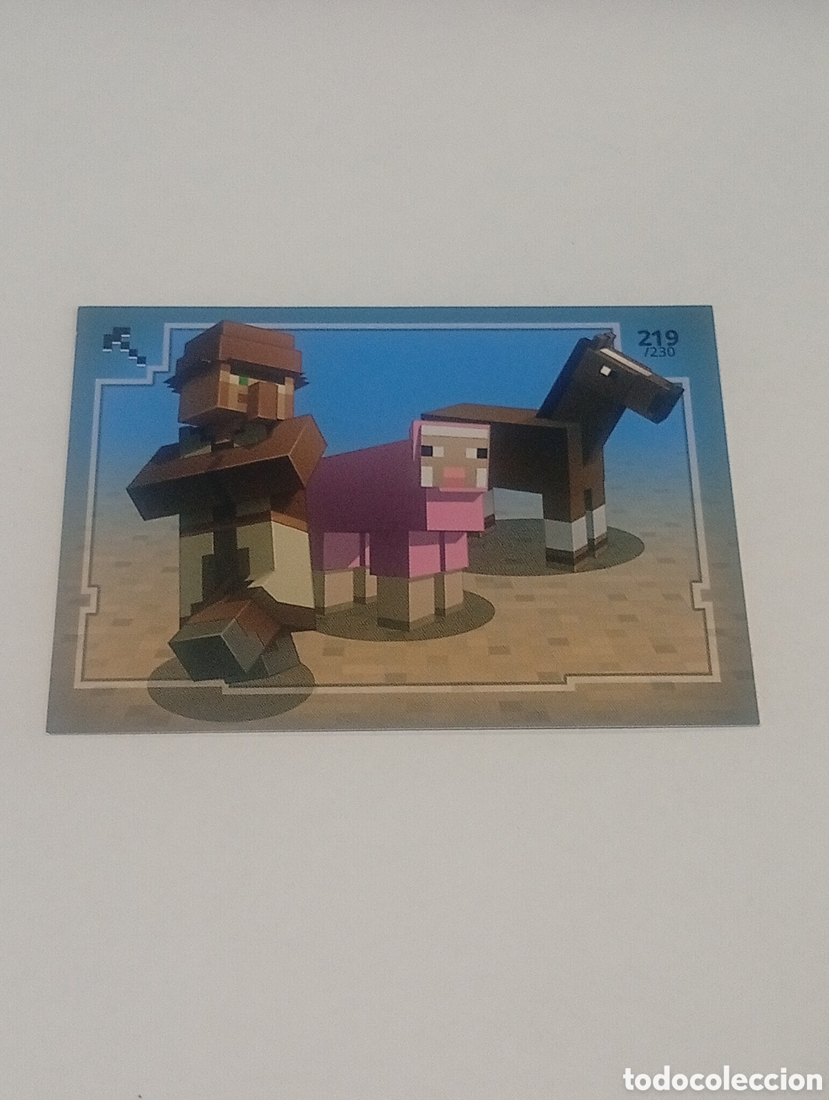 Trading cards: 219/230 MINECRAFT ADVENTURE TRADING CARDS GAME PANINI CROMOS CARD TOPPS ALBUM 2020 MOJAN STUDIOS TCG