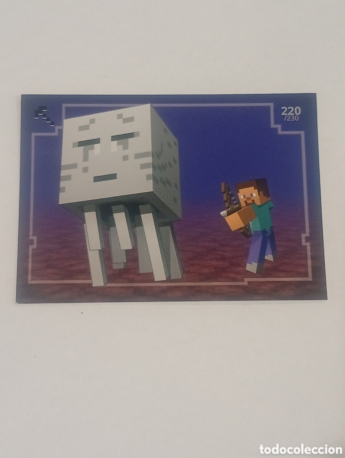 Trading cards: 220/230 MINECRAFT ADVENTURE TRADING CARDS GAME PANINI CROMOS CARD TOPPS ALBUM 2020 MOJAN STUDIOS TCG