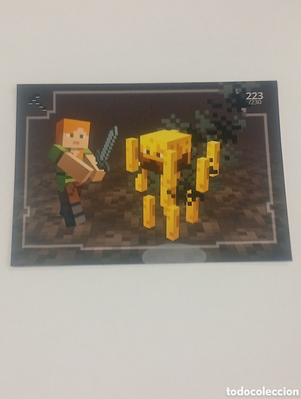Trading cards: 223/230 MINECRAFT ADVENTURE TRADING CARDS GAME PANINI CROMOS CARD TOPPS ALBUM 2020 MOJAN STUDIOS TCG