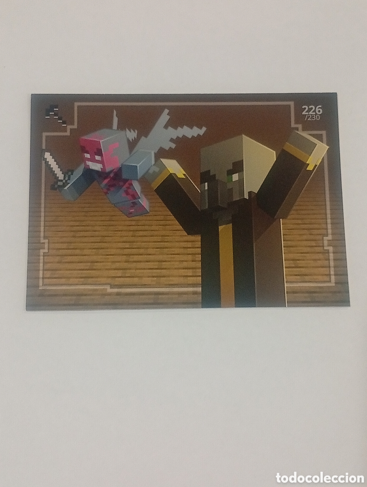Trading cards: 226/230 MINECRAFT ADVENTURE TRADING CARDS GAME PANINI CROMOS CARD TOPPS ALBUM 2020 MOJAN STUDIOS TCG