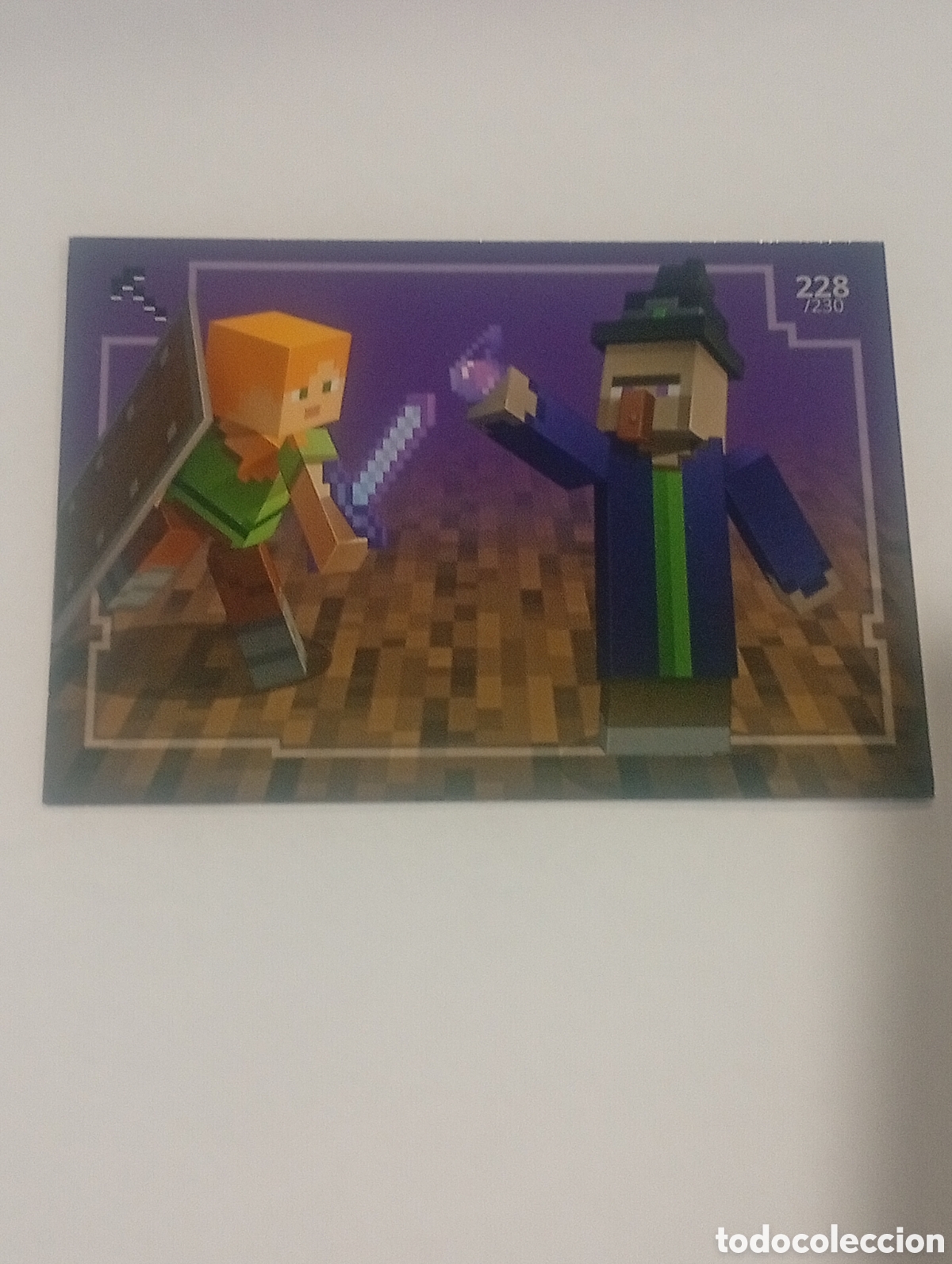 Trading cards: 228/230 MINECRAFT ADVENTURE TRADING CARDS GAME PANINI CROMOS CARD TOPPS ALBUM 2020 MOJAN STUDIOS TCG