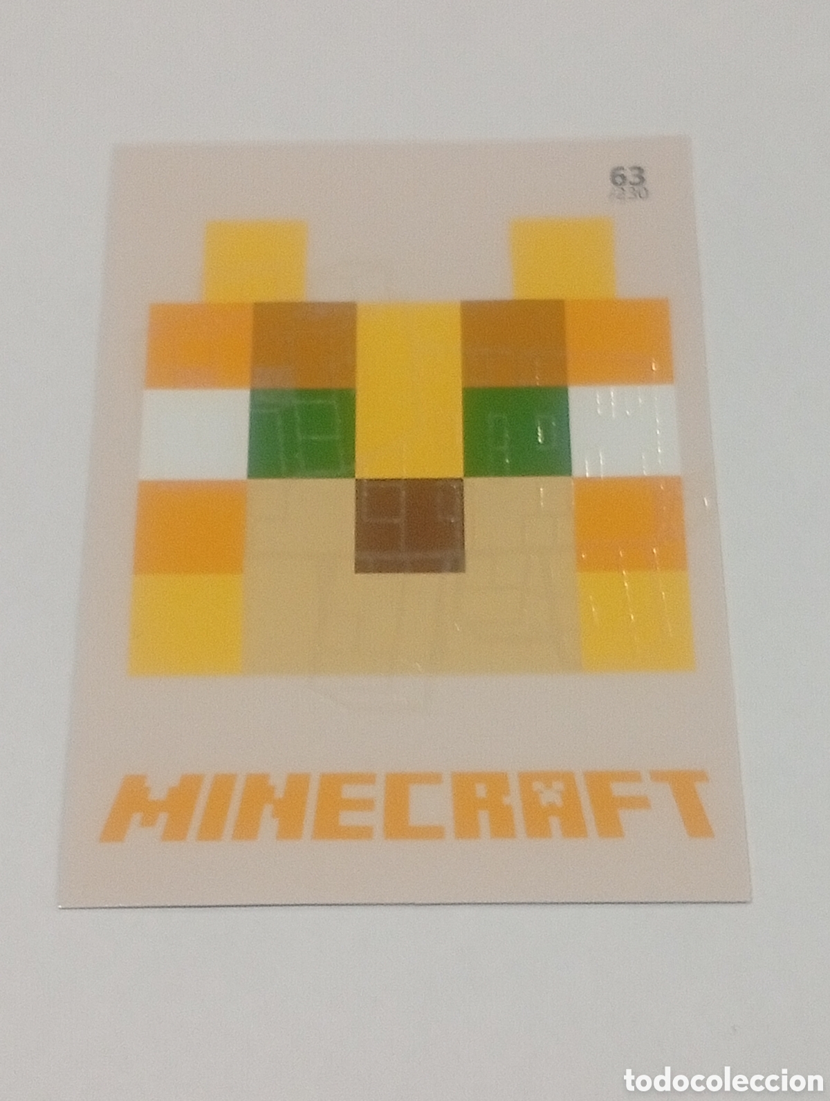 Trading cards: 63/230 MINECRAFT ADVENTURE TRADING CARDS GAME PANINI CROMOS CARD TOPPS ALBUM 2020 MOJAN STUDIOS TCG