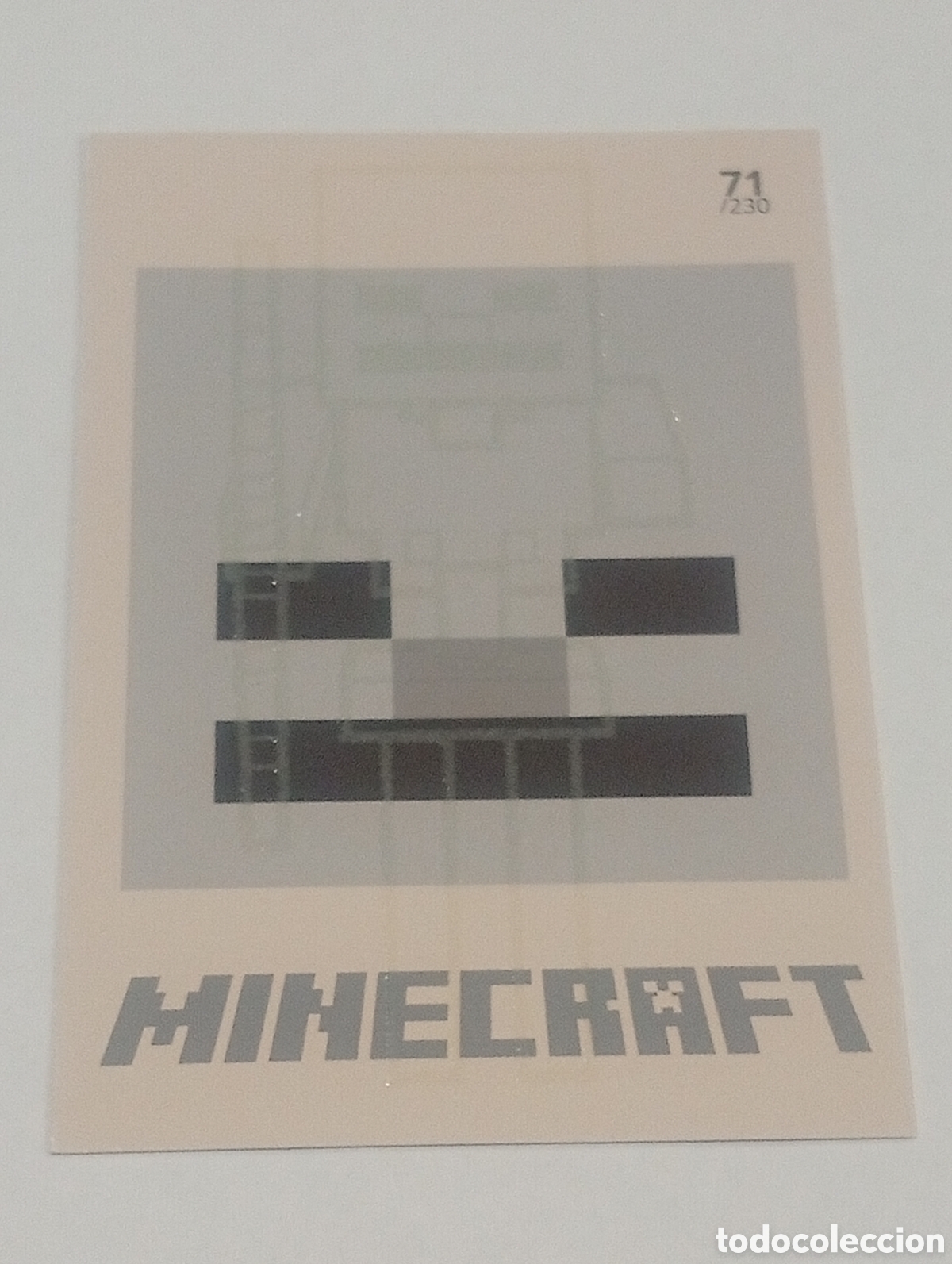 Trading cards: 71/230 MINECRAFT ADVENTURE TRADING CARDS GAME PANINI CROMOS CARD TOPPS ALBUM 2020 MOJAN STUDIOS TCG