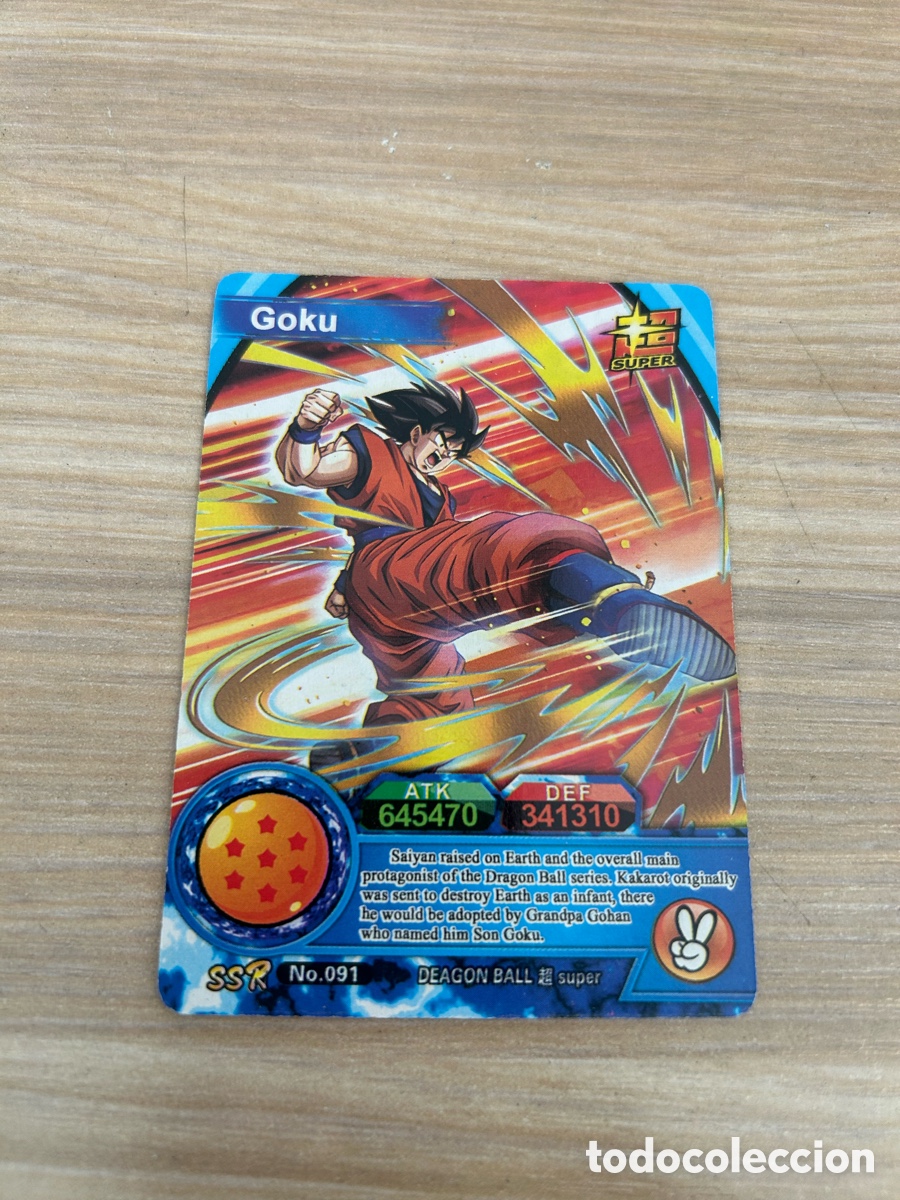 Trading cards: num 91 - Son Goku - DRAGON BALL SUPER D-Z
