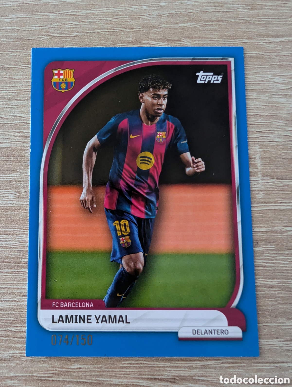 Trading cards: Carta Topps Lamine Yamal nunerada