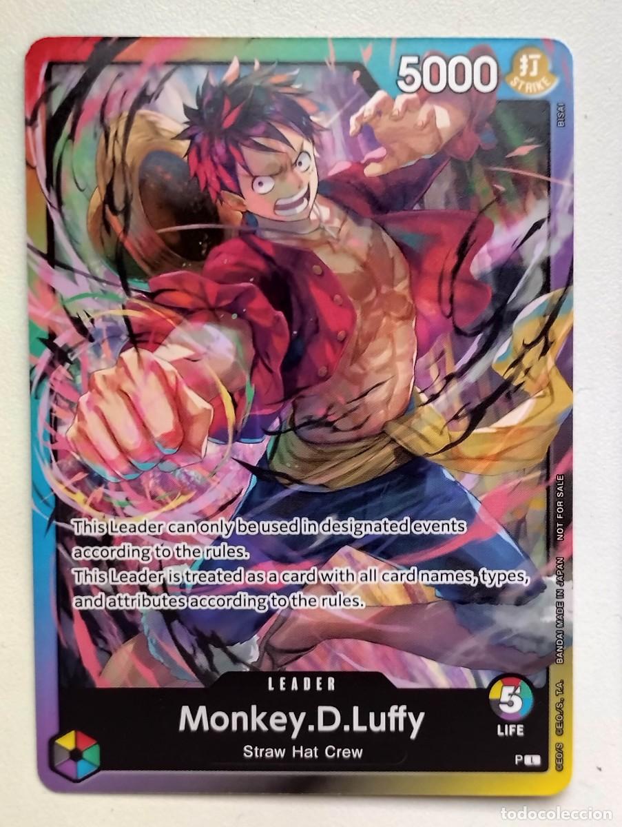 Trading cards: CROMO TRADING CARD ONE PIECE BANDAI - Monkey D. Luffy (V.3) - LIDER - LEADER
