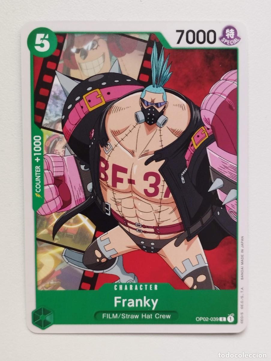 Trading cards: CROMO TRADING CARD ONE PIECE BANDAI - Franky (OP02-039)) C