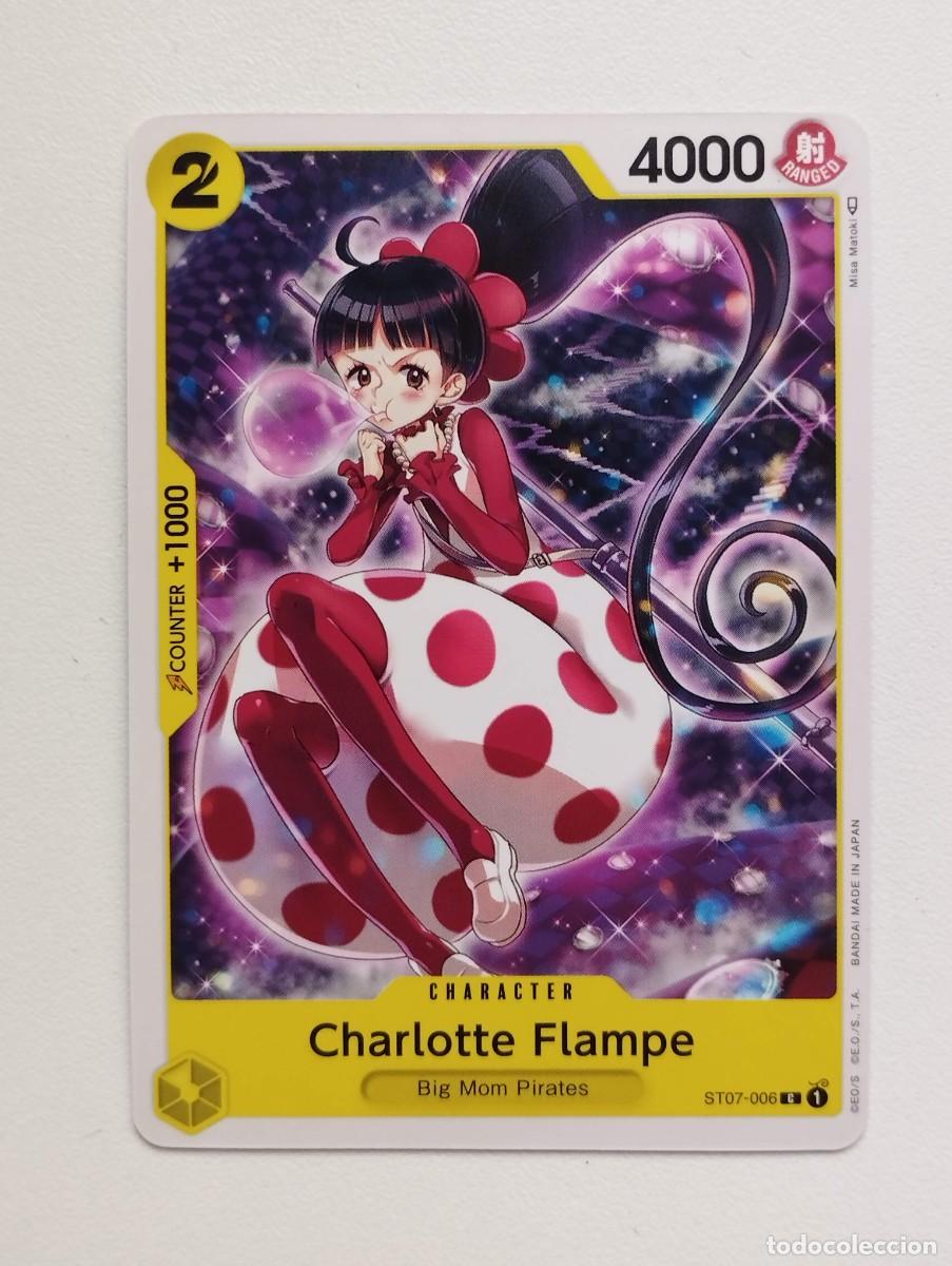 Trading cards: CROMO TRADING CARD ONE PIECE BANDAI - Charlotte Flampe (ST07-006) C