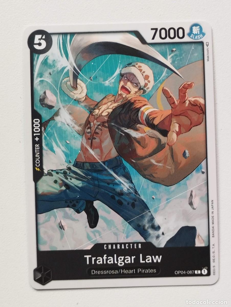 Trading cards: CROMO TRADING CARD ONE PIECE BANDAI - Trafalgar Law (OP04-087)