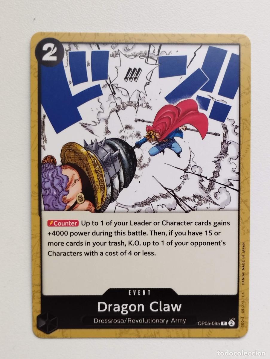 Trading cards: CROMO TRADING CARD ONE PIECE BANDAI - Dragon Claw (OP05-095) EVENT