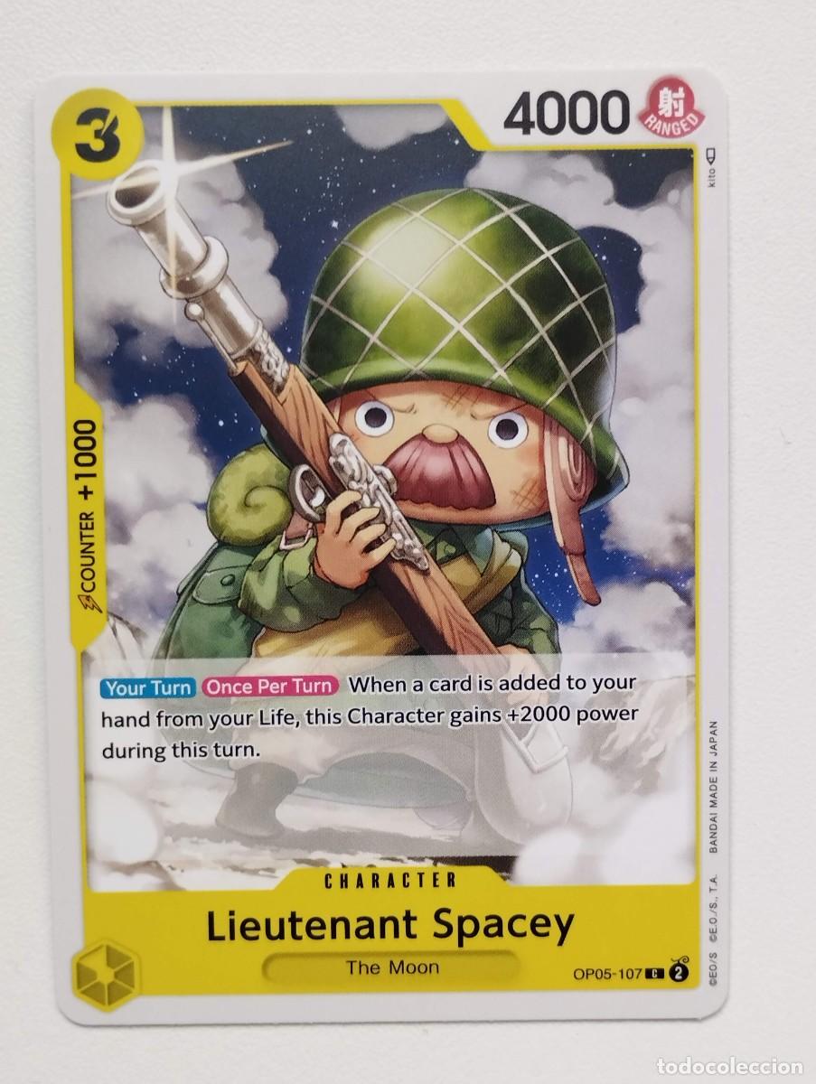 Trading cards: CROMO TRADING CARD ONE PIECE BANDAI - Lieutenant Spacey (OP05-107) UC
