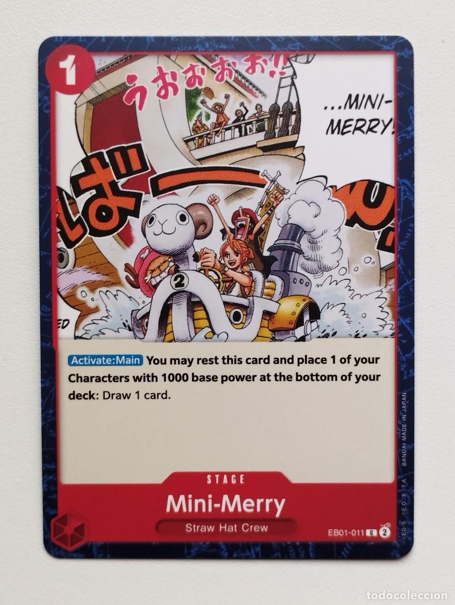 Trading cards: CROMO TRADING CARD ONE PIECE BANDAI - Mini-Merry (EB01-011)