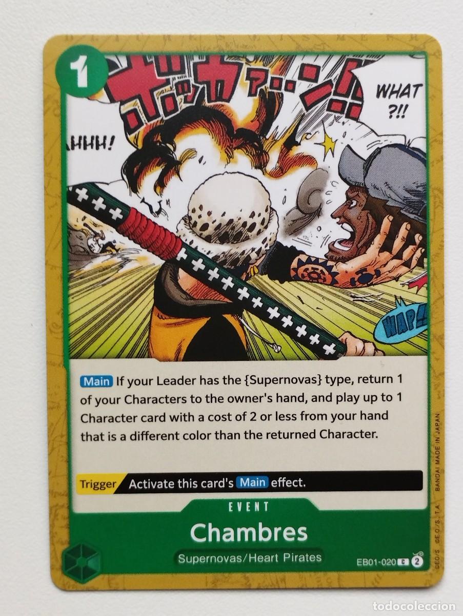 Trading cards: CROMO TRADING CARD ONE PIECE BANDAI - Chambres (EB01-020) EVENT